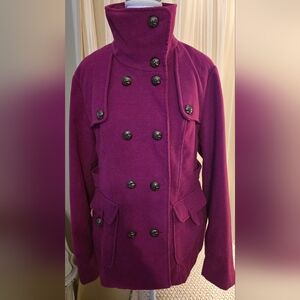 Pink Envelope Pea Coat